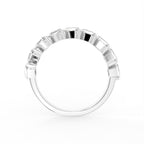 18K Yellow Gold Baguette Eternity Diamond Ring — FRONT