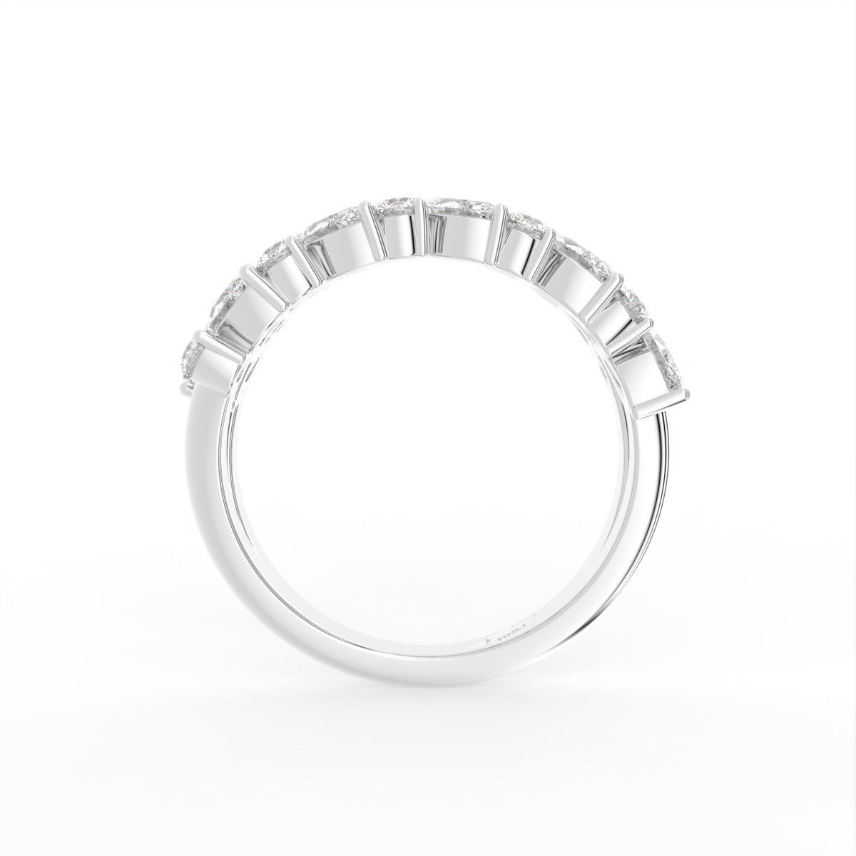18K Half Eternity Marquise Diamond Ring — FRONT