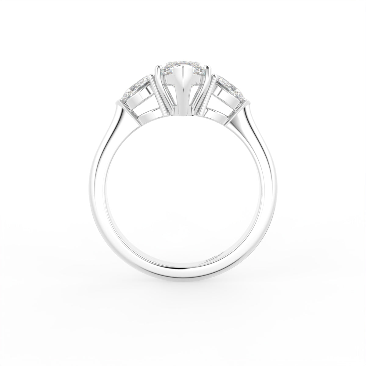 vimg:Z00294|18K Trilogy Pink Marquise Diamond Ring — FRONT
