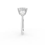 18K Trilogy Diamond Ring — SIDE