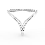 18K Bespoke Diamond Ring — SIDE