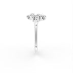 18K Bespoke Cluster Diamond Ring — SIDE