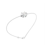 18K Gold Oval Diamond Bracelet — 3D VIEW