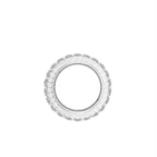 18K White Gold Eternity Round Diamond Ring — FRONT