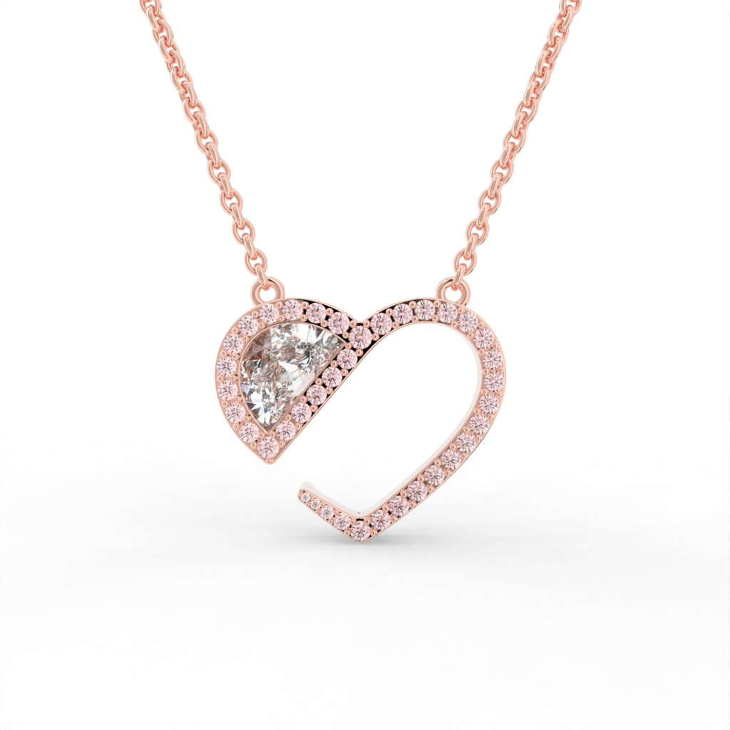 Sterling Silver Diamond Pendant — TOP