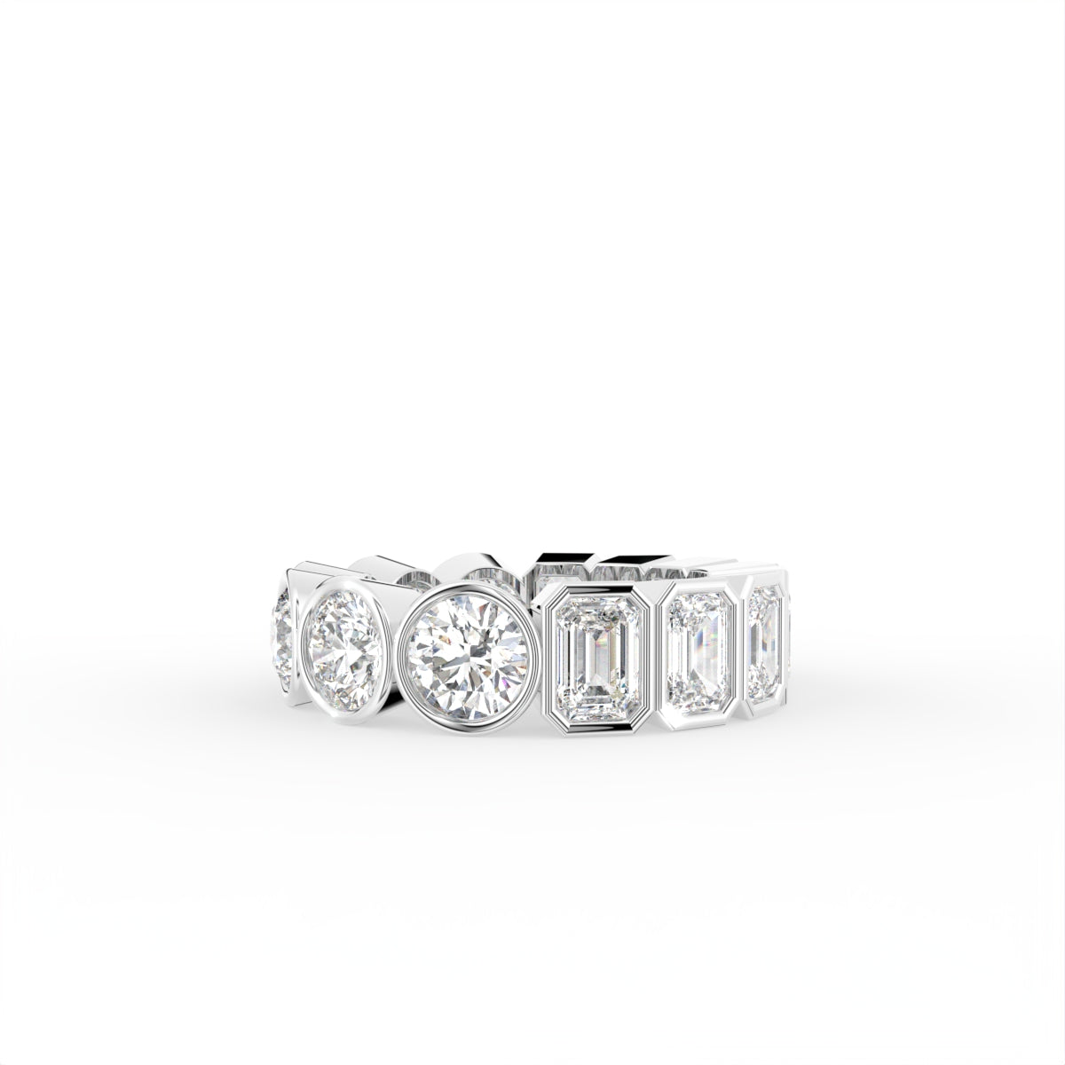 18K Eternity Diamond Ring — TOP