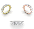 vimg:FJ4854|14K White Gold Eternity Cushion Diamond Ring — 3 COLOR