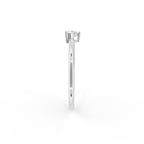 vimg:FJ6940|vimg:FJ6941|vimg:FJ6942|vimg:FJ6943|18K Solitaire Heart Diamond Ring — SIDE