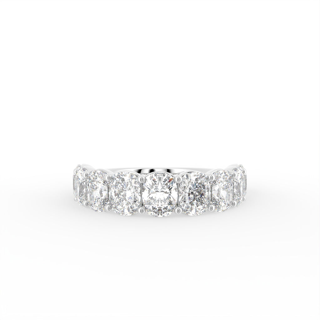 vimg:FJ4854|vimg:FJ4855|vimg:FJ4856|vimg:FJ4861|14K White Gold Eternity Cushion Diamond Ring — TOP
