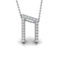 vimg:FJ2944|vimg:FJ1795|18K White Gold Uruz Viking Round Diamond Pendant — FRONT
