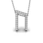 vimg:FJ2944|vimg:FJ1795|18K White Gold Uruz Viking Round Diamond Pendant — FRONT