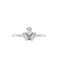18K White Gold Baguette Diamond Promise Ring — TOP