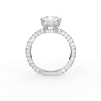 vimg:FJ5297|vimg:FJ5268|vimg:FJ5270|18K Solitaire Round Diamond Ring — FRONT