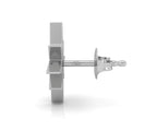 18K Polar Star Diamond Earrings — SIDE VIEW