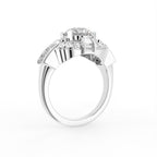 18K Bespoke Baguette Diamond Ring — 3D VIEW