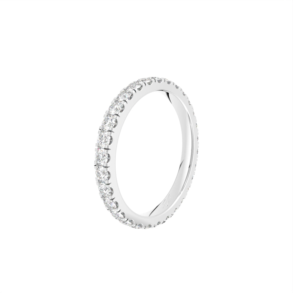 18K Eternity Diamond Ring — 3D VIEW