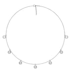 18K Pink and White Diamond Necklace — TOP