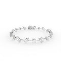 18K Mixed-Cut Diamond Bracelet — TOP