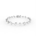 18K Mixed-Cut Diamond Bracelet — TOP