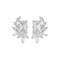 18K Radiant Marquise Diamond Earrings — TOP