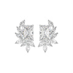 18K Radiant Marquise Diamond Earrings — TOP