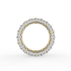 18K Marquise Eternity Diamond Band — FRONT