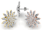 18K Bespoke Diamond Earrings — 3 COLOR