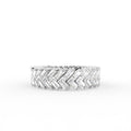 18K White Gold Eternity Baguette Diamond Ring — TOP
