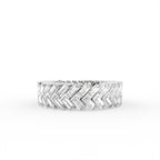 18K White Gold Eternity Baguette Diamond Ring — TOP