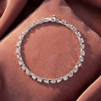 18K Multi Shape Diamond Bracelet — AI cloth, in-house