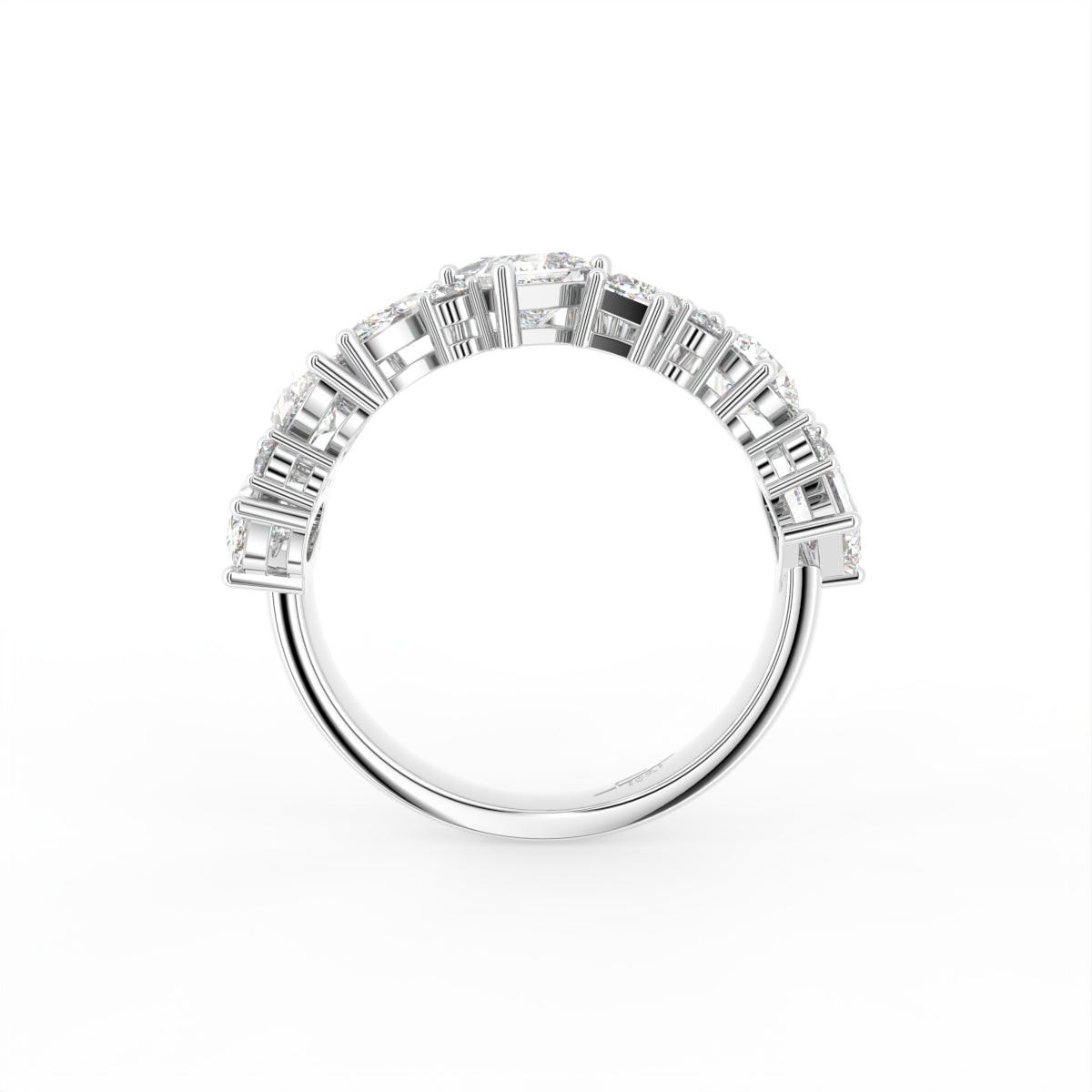 18K Eternity Diamond Ring — FRONT