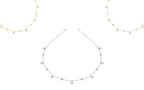 18K Floral Cluster Diamond Necklace — 3 COLOR