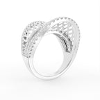 18K Bespoke Diamond Ring — 3D VIEW