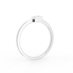 vimg:FJ2828|vimg:FJ2837|18K Solitaire Baguette Diamond Promise Ring — 3D VIEW