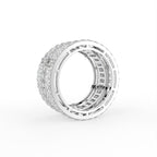 18K Bespoke Baguette Diamond Ring — 3D VIEW