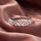 18K Baguette Diamond Eternity Ring — AI cloth, in-house