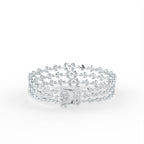 18K Bespoke Pave Diamond Bracelet — FRONT
