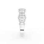 18K Eternity Baguette Diamond Ring — SIDE