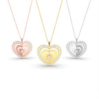 vimg:FJ6407|vimg:FJ6408|18K Rose Gold Heart Round Diamond Pendant — 3 COLOR