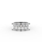 18K Rose Gold Bespoke Round Diamond Ring — TOP
