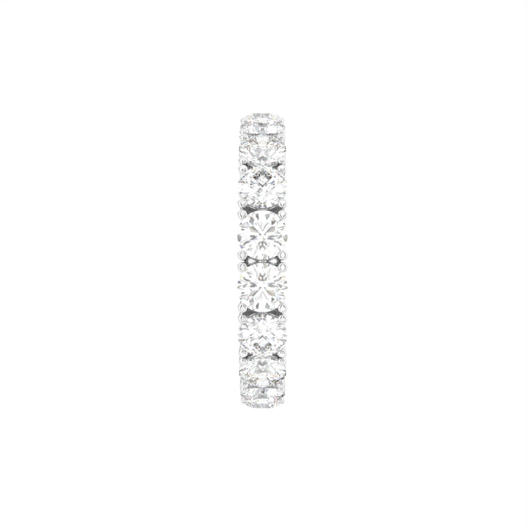 18K Eternity Diamond Ring — SIDE