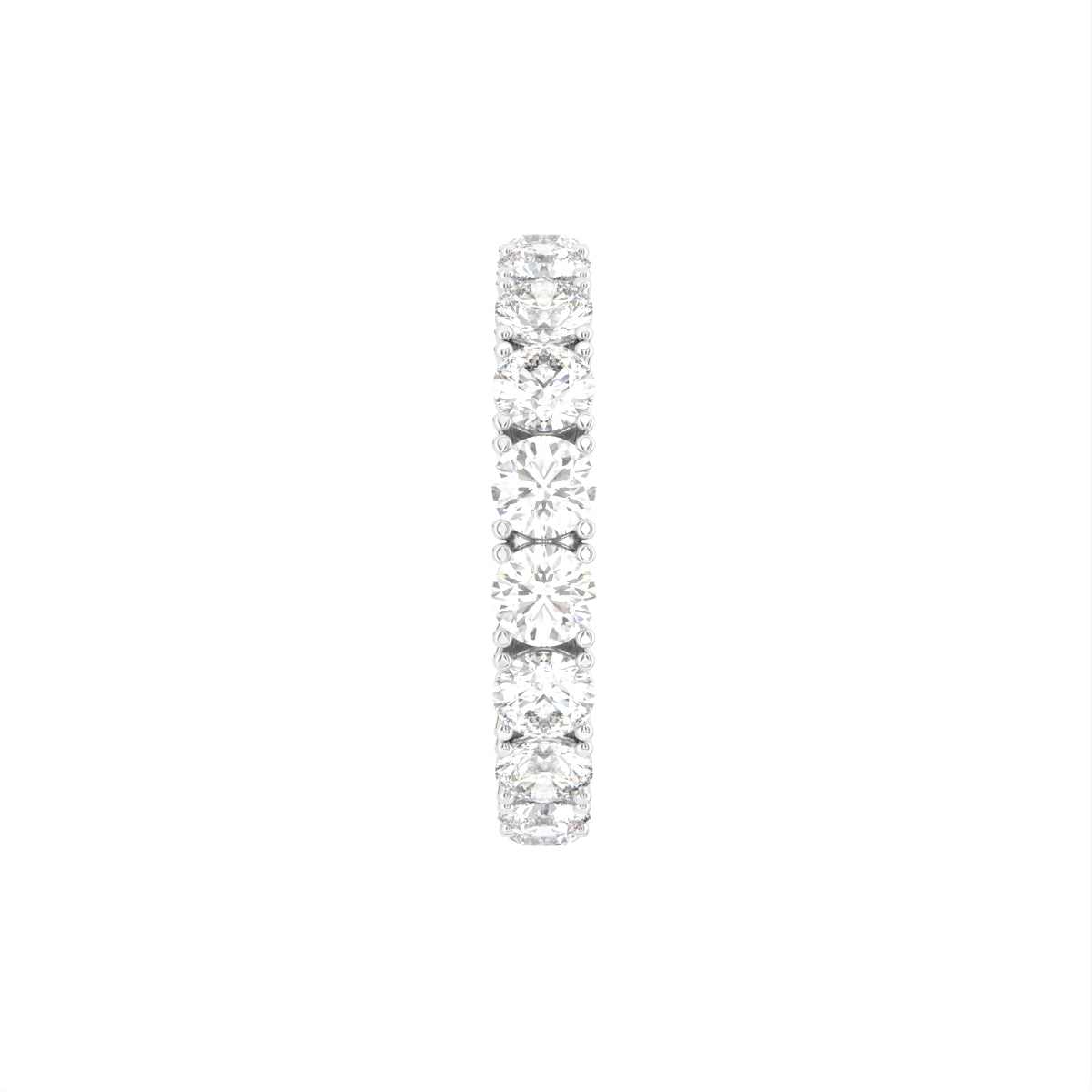 18K Eternity Diamond Ring — SIDE