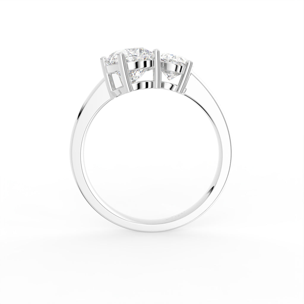 18K Bespoke Diamond Ring — FRONT