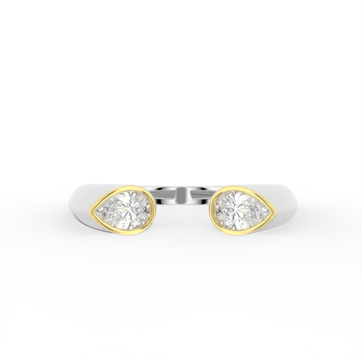 Sterling Silver Diamond Ring — TOP