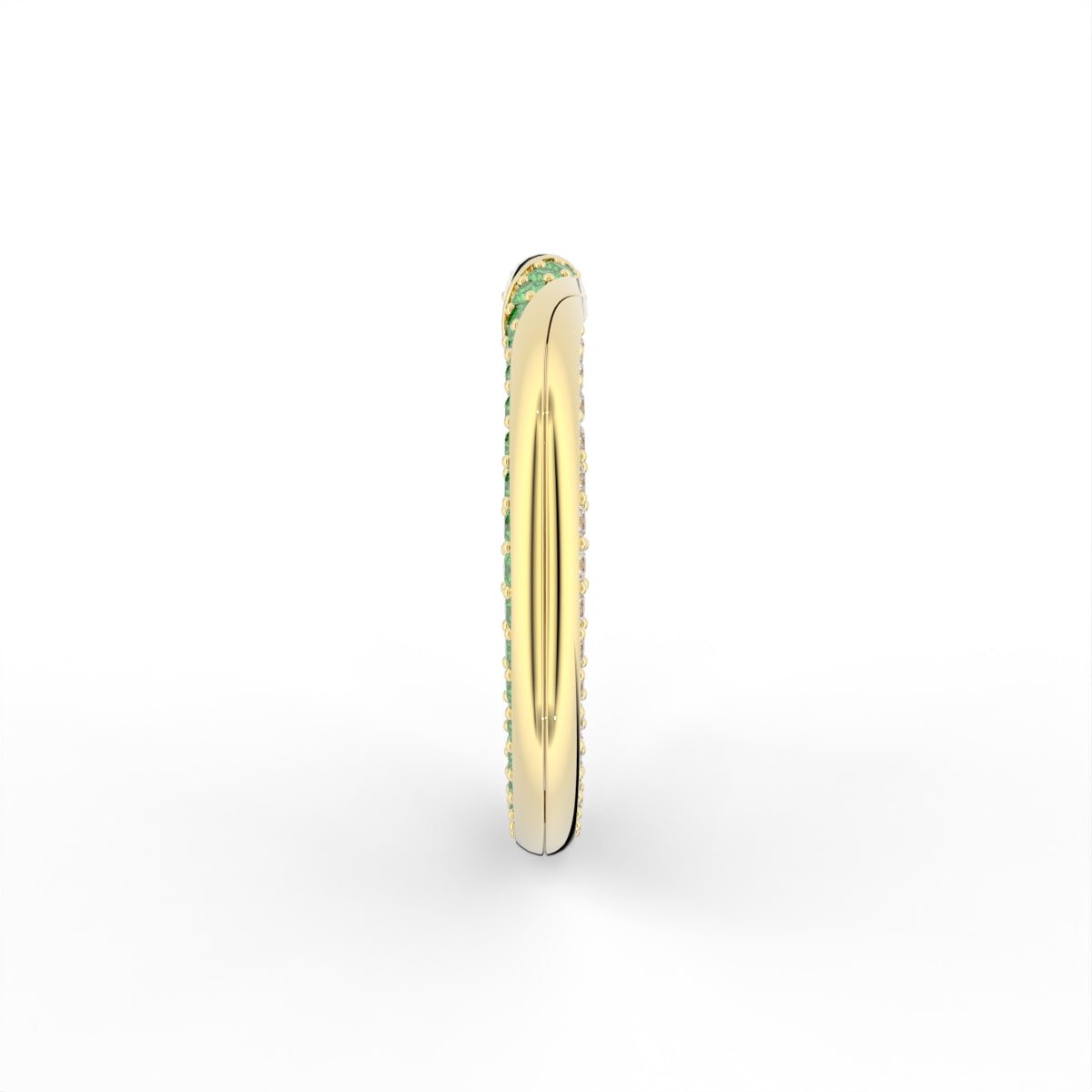 18K Band Diamond Ring — SIDE