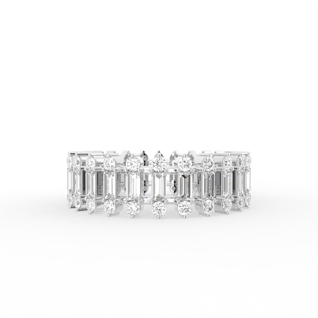 18K Eternity Diamond Ring — TOP