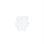 18K Heart Diamond Piercing Earrings — BACK
