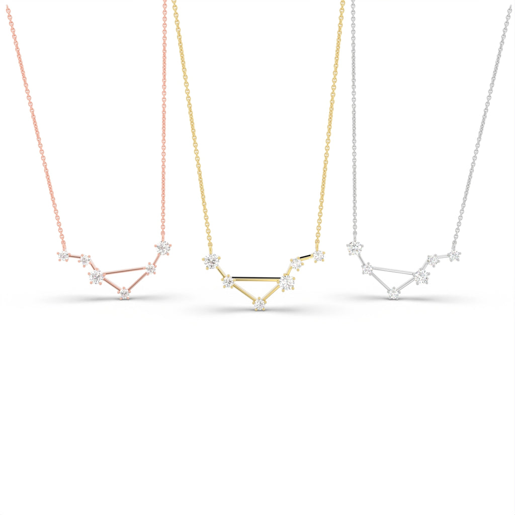 vimg:FJ6918|vimg:FJ6919|18K Constellation Round Diamond Pendant — 3 COLOR