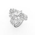 Sterling Silver Diamond Ring — IMAGE URL