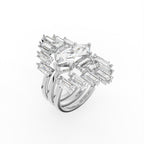 Sterling Silver Diamond Ring — IMAGE URL